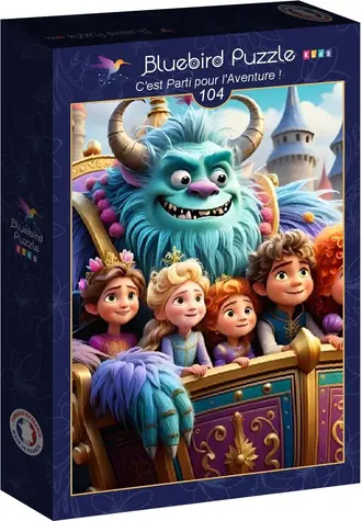 BlueBird Puzzle Adventure! / 104 elementy / od 6 lat