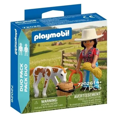 Playmobil® DuoPack 72026 DuoPack Jeździectwo ze źrebakiem / Liczba elementów: 7 / od 4 lat