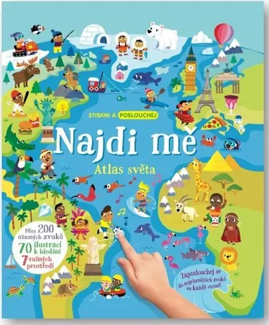 Svojtka & Co. Znajdź mnie Atlas świata / od 3 lat