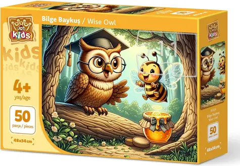 ART PUZZLE 35324 Puzzle Wise Owl / 50 elementów / od 4 lat
