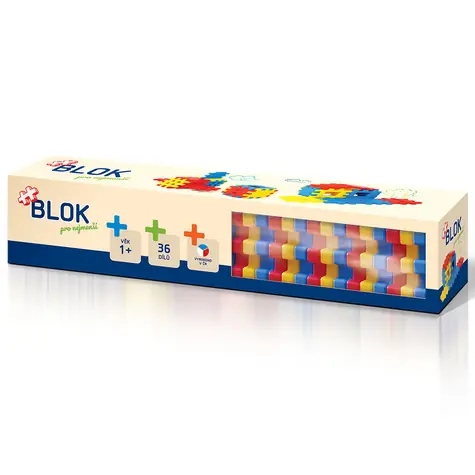 Zestaw konstrukcyjny Seva BLOCK 1 / 36 elementów / od 12 miesięcy