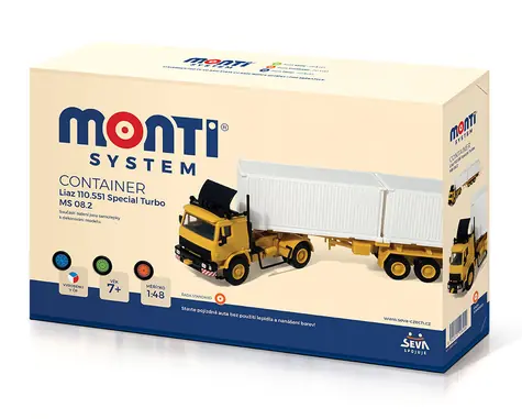 Zestaw konstrukcyjny Seva Monti 08.2 Kontener / 1:48 / od 6 lat