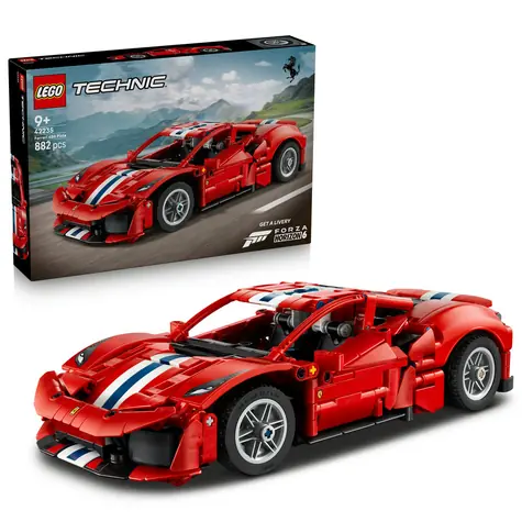 LEGO® Technic 42235 Samochód Ferrari 488 Pista / Liczba elementów: 882 / od 9 lat