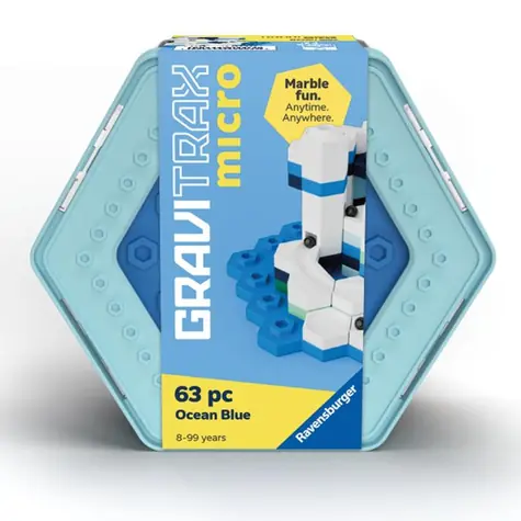 Ravensburger GraviTrax Micro Starter Set S niebieski / 63 elementy / od 8 lat