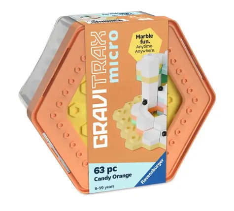 Ravensburger GraviTrax Micro Starter Set S pomarańczowy / 63 części / od 8 lat