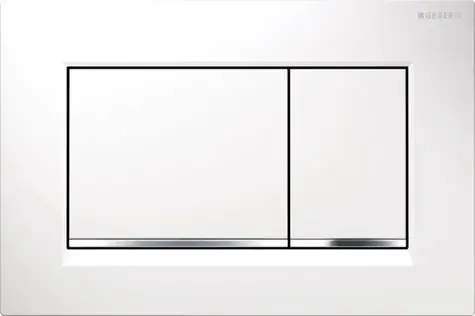 Geberit Sigma20 - Przycisk spłukujący biały/chrom 