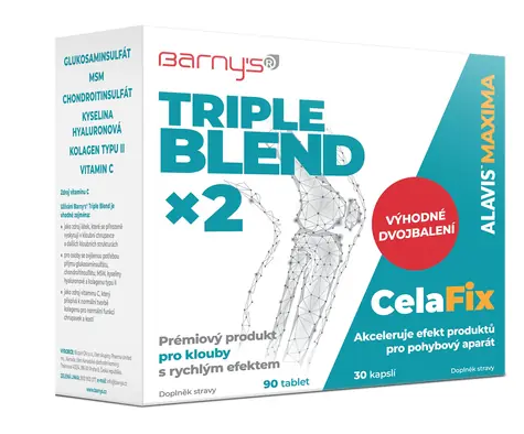 Barnys Triple Blend x2 90 tabletek + 30 kapsułek / odżywianie stawów