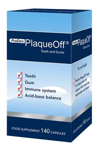 ProDen PlaqueOff® Dental (ludzki) 140 kapsułek / Suplement diety poprawiający higienę jamy ustnej