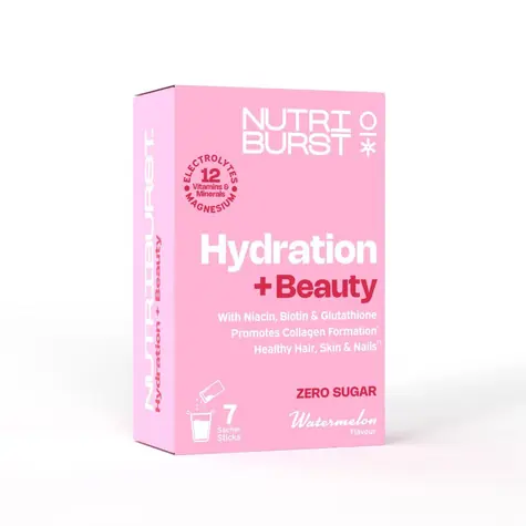 Nutriburst Electrolytes Beauty nawilżający napój z witaminami o smaku arbuza, 7 szt. 