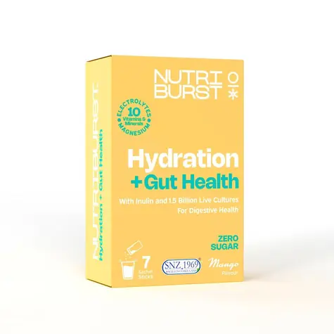 Nutriburst Electrolytes Gut Health napój nawilżający z witaminami o smaku mango 7 szt. 