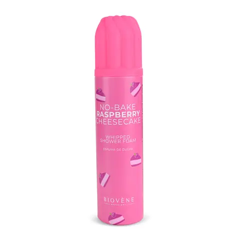 Biovene Pianka pod prysznic bez pieczenia Raspberry Cheesecake / 250 ml
