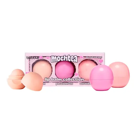 Bubble T Mochtea Lip Balm Collection 3 x 7 g / Zestaw balsamów do ust