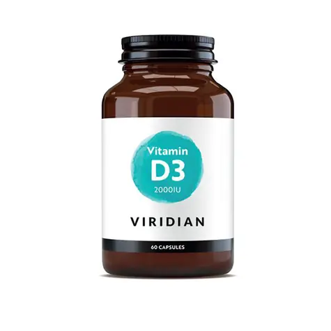 Viridian Witamina D3 2000IU 60 cps