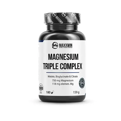 Maxxwin MAGNESIUM TRIPLE COMPLEX 180 kapsułek