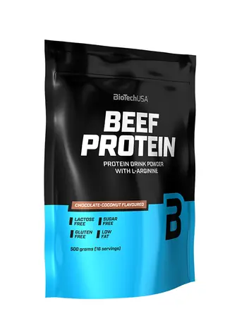 BioTech Beef Protein 500 g truskawka