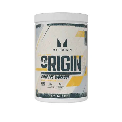 MyProtein Origin Pre-Workout Stim Free 750g kwaśna lemoniada