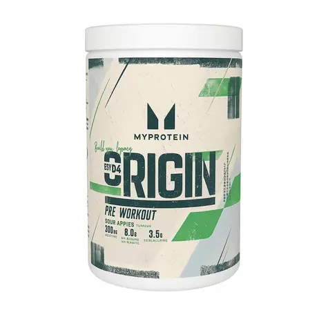 MyProtein Origin Pre-Workout 600 g kwaśne jabłka
