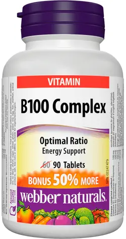 Webber Naturals B100 Complex 90 tabletek