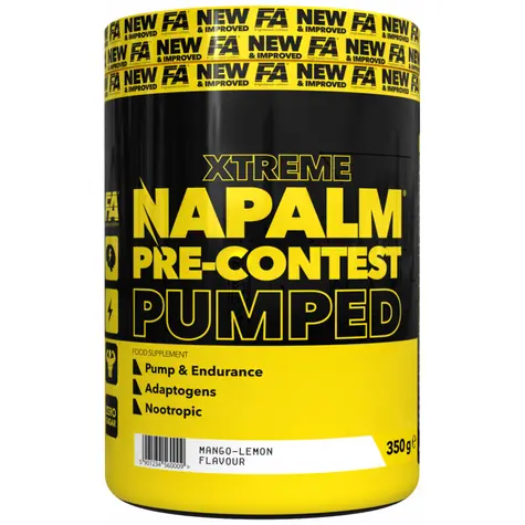 Fitness Authority Napalm Pre-Contest Pumped 350g Mango Lemon