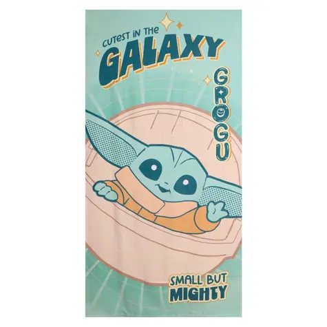 Cerdá Star Wars The Mandalorian Grogu beach towel / 90 x 180 x 1 cm
