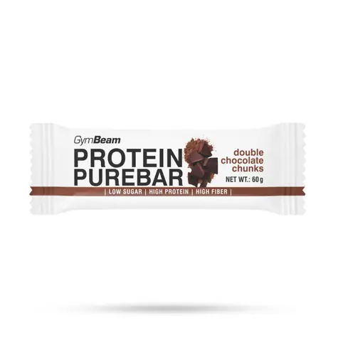 Baton proteinowy PureBar - GymBeam (podwójne kawałki czekolady, 60 g)