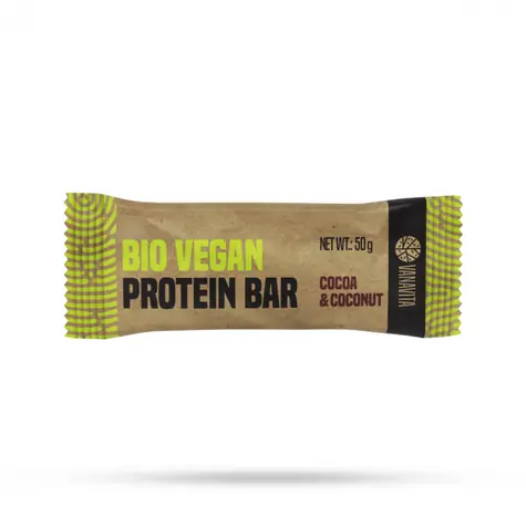 Baton proteinowy BIO Vegan Bar - VanaVita (kakao i kokos, 50 g)