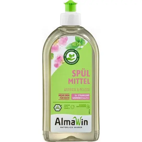 Płyn do mycia naczyń Dzika róża i melisa 500 ml - AlmaWin