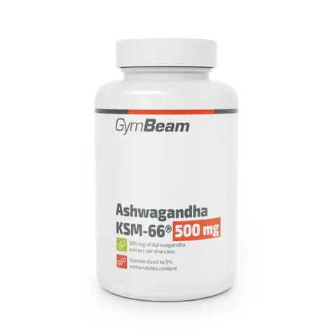 Ashwagandha KSM-66® 500mg - GymBeam (90 kapsułek)