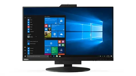 27" Lenovo TinyIO czarny / IPS / 2560 x 1440 / 14ms / 1000:1 / 350cd-m2 / HDMI+DP+USB / VESA / Pivot
