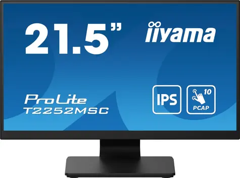 21,5" IIYAMA T2252MSC-B2 / IPS / 1920x1080 / 1000:1 / 250cd-m2 / 5ms / HDMI+DP / głośnik / VESA