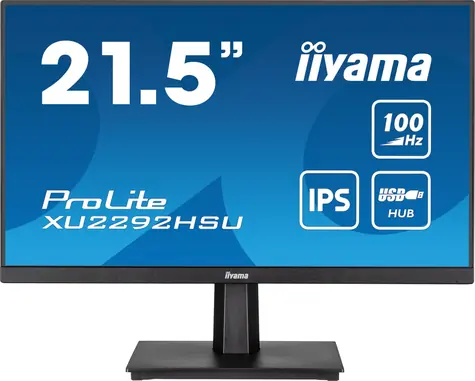 21,5" IIYAMA ProLite XU2292HSU-B6 czarny / IPS / 1920x1080 / 16:9 / 0,4ms / 1000:1 / 250cd / głośnik / HDMI / DP