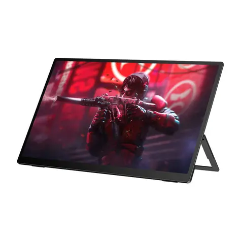 18,5" Uperfect USteam E6 Pro szary / IPS / 1920x1080 / 16:9 / 300cd-m2 / miniHDMI + 2xUSB-C + Jack 3,5mm / przenośny 