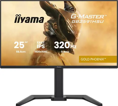 24,5" IIYAMA G-Master GB2591HSU-B1 czarny / LED / IPS / 1920 x 1080 / 16:9 / 0,4 ms / 1000:1 / 350 cd-m2 / VESA
