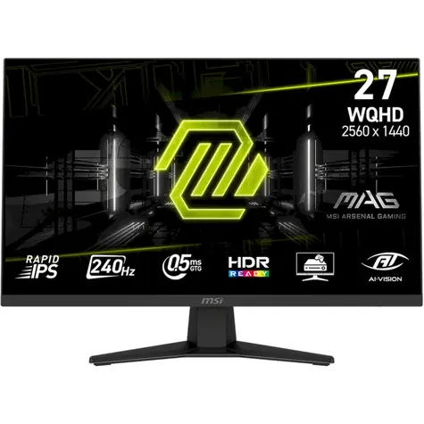 27" MSI MAG 274QF X24 czarny / 2560x1440 / IPS / 16:9 / 0,5 ms / 1000:1 / 250 cd-m2 / HDMI+DP / VESA