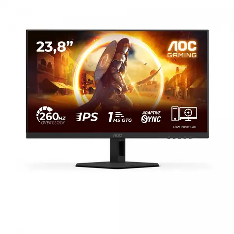 23,8" AOC Gaming 24G4ZRE czarny / IPS / 1920x1080 / 16:9 / 1 ms / 1000:1 / 300 cd-m2 / HDMI + DP / VESA