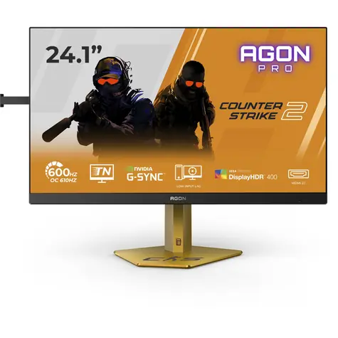 24,1" AOC AGON PRO CS24A czarny / TN / 1920x1080 / 16:9 / 0,5 ms / 1000:1 / 500 cd-m2 / HDMI + DP / VESA