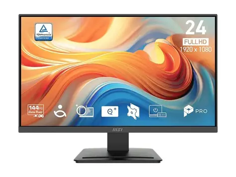 23,8" MSI PRO MP241 E14V czarny / VA / FHD / 16:9 / 4 ms / 3500:1 / 250 cd-m2 / HDMI + DP / VESA 