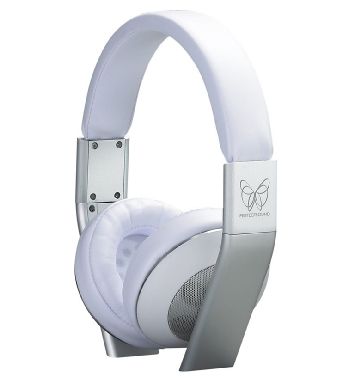 Słuchawki PerfectSound s301 białe / z przetwornikiem monomerowym / 40 mm / 16 omów / jack 3,5 / składane / etui 