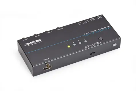 Przełącznik Black Box 4K HDMI / 3840 x 2160 / HDMI / RS-232