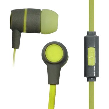 Vakoss SK-214G szare / słuchawki douszne stereo z mikrofonem / silikonem