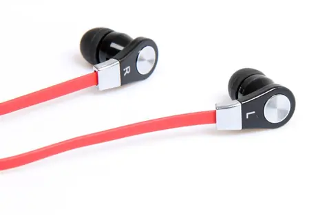Media-Tech MAGICSOUND DS-2 czarno-czerwony / słuchawki z mikrofonem / jack 3,5mm / 1,2 m