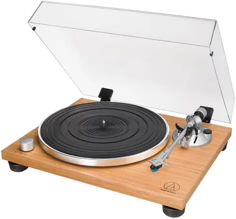 AUDIO-TECHNICA AT-LPW30TK brązowy / Gramofon / 33 RPM i 45 RPM / napęd pasowy / sterowanie ręczne