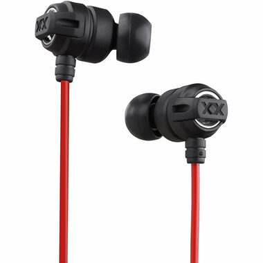 JVC HA-FX1X-E Xtreme Xplosives czarno-czerwone / słuchawki douszne / jack 3,5 mm / 1,2 m