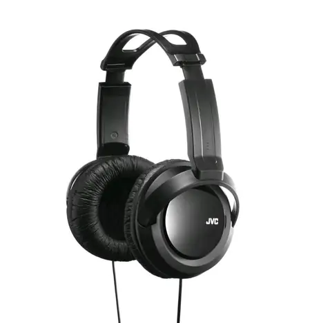 JVC HA-RX330-E czarny / słuchawki nagłowne / jack 3,5 mm / 2,5 m