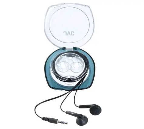 JVC HA-F10CEN czarne / słuchawki stereo / jack 3,5 mm / z twardym etui
