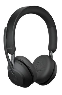 JABRA Evolve2 65 Stereo MS USB-A Czarny / Zestaw słuchawkowy stereo / Mikrofon / Bluetooth / Klucz USB-A