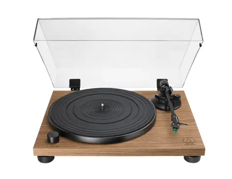 AUDIO TECHNICA AT-LPW40WN brązowy / Gramofon / 33&45 RPM / RCA / przedwzmacniacz  