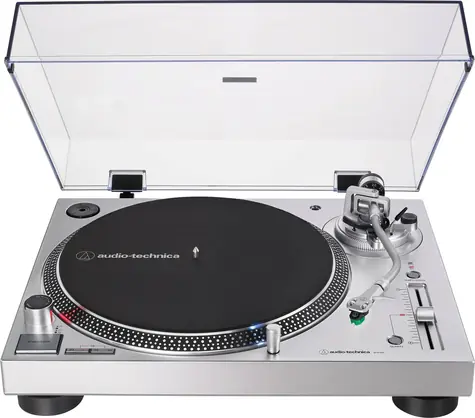AUDIO-TECHNICA AT-LP120XUSB srebrny / gramofon / 33 RPM i 45 RPM i 78 RPM / napęd bezpośredni 