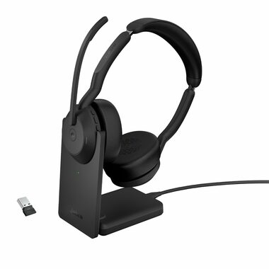 JABRA Evolve2 55 (25599-999-989) czarny / Słuchawki / mikrofon / ANC / USB / Bluetooth / MS Stereo