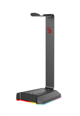 A4Tech BLOODY GS2L czarny / stojak na słuchawki / RGB / USB-C / 27,5 cm